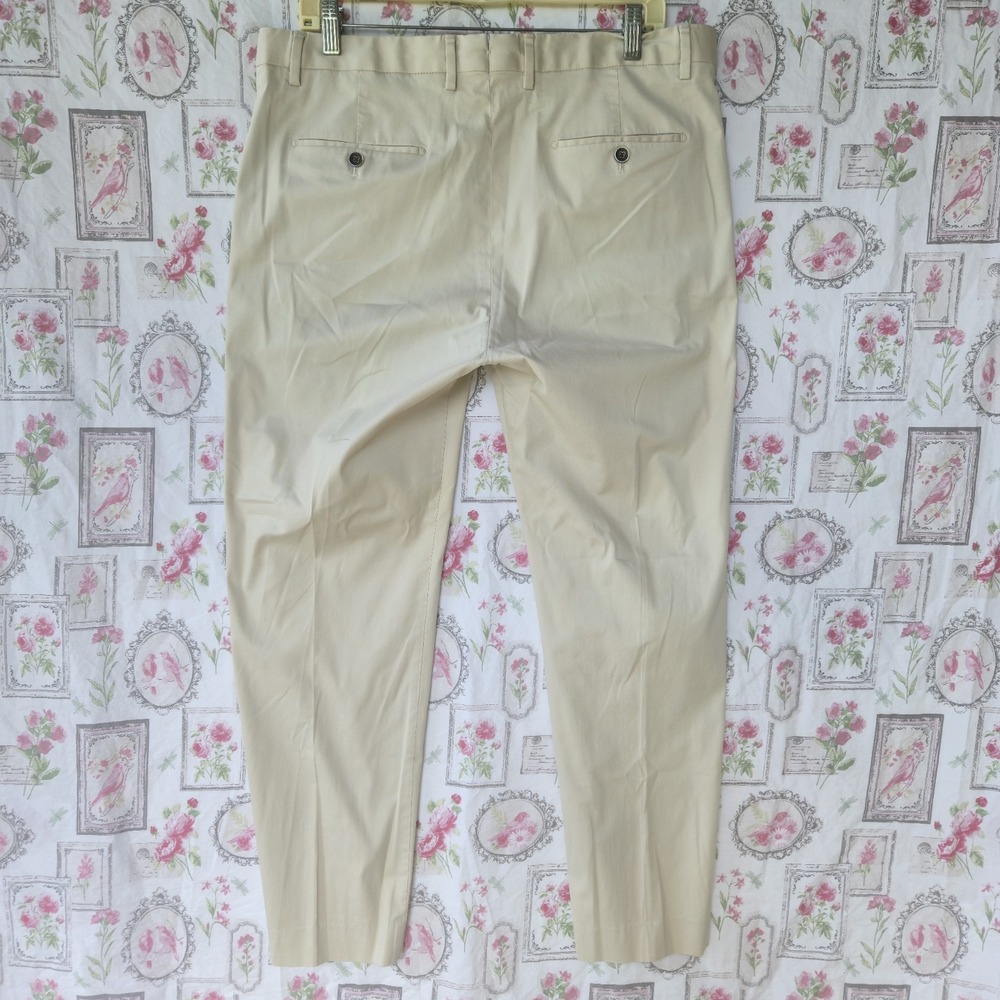 Peter Millar Collection Perfect Poplin Pants Mens 36 Beige Chino Trousers